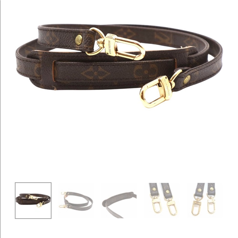 Louis Vuitton Monogram Long Shoulder Strap and pad